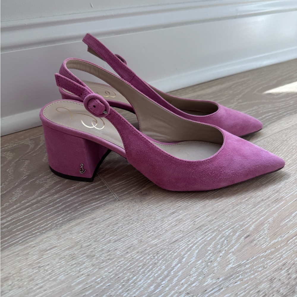 Pink Sam Edelman Sling Back Heels